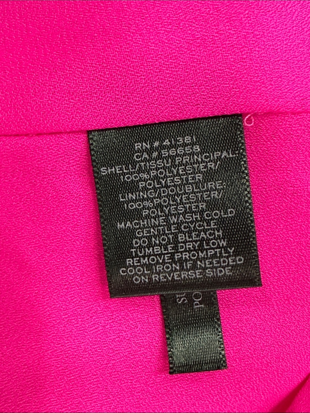 Lauren Ralph Lauren Sleeveless Hot Pink Fit-and-Flare Mini Dress - Picture 5 of 6